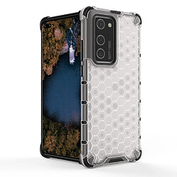 Coque en TPU motif en nid d'abeille résistant aux chocs blanc pour votre Huawei P40 Pro