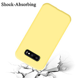 Avis Cadorabo Coque Samsung Galaxy S10e Etui en Jaune