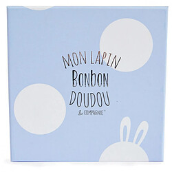 Acheter Peluche Lapin Bonbon 16 cm Bleu - Doudou et compagnie