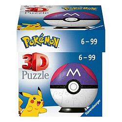 Ravensburger Pokémon - Puzzle 3D Pokéballs : Master Ball (54 pièces)