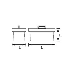 Boite à outils métallique 5 cases Sam Outillage 605