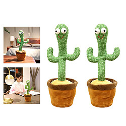 Jouets En Peluche De Cactus De Danse, Cactus De Balançoire électronique, Chant Et Danse