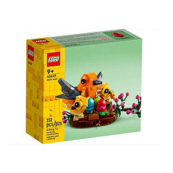 Lego 40639 Jouet de Construction 232 pièces Nid d'Oiseau avec 3 Oiseaux Multicolore pas cher