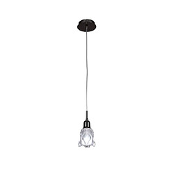 Luminaire Center Suspension Amel Chromé noir