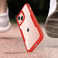 Avis Avizar Coque 360° pour iPhone 13 Dos Rigide Protection Écran Contour rouge