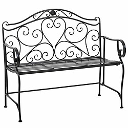 Banc Alexandra House Living Noir Fer 50 x 88 x 110 cm