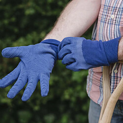 KENT & STOWE Gants de jardinage latex polyvalents All around Bleu - taille L.