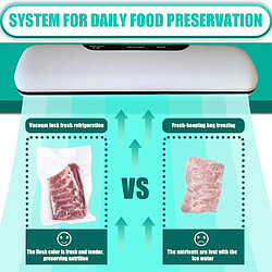 Avis Universal Machine d'étanchéité sous vide, machine d'étanchéité pour la conservation des aliments à contact, système d'étanchéité sous vide automatique,(blanche)