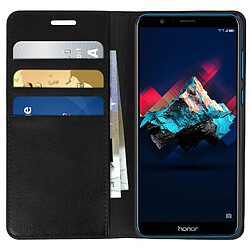 Avis Avizar Etui Honor 7X Clapet Portefeuille Housse Coque Rigide Cuir - Fonction Stand Noir