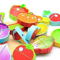 Kid Cuisine Jouet en bois Fruit légumes nourriture de coupe Jeux de rôles Jouets Set pas cher