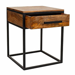 Avis Table de Nuit Alexandra House Living Marron Noir 61 x 57 x 61 cm