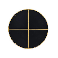 Vente-Unique Miroir mural rond en métal - D.80 cm - Doré - JAFFREL pas cher