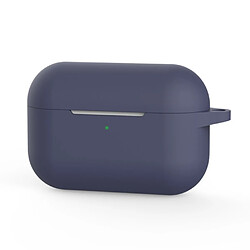 Coque en silicone avec boucle bleu foncé pour votre Apple AirPods Pro/AirPods 3