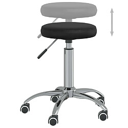 Avis vidaXL Tabouret de massage Similicuir Noir