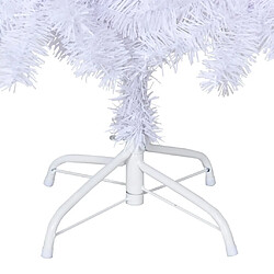 Acheter vidaXL Arbre de Noël artificiel avec branches épaisses blanc 210cm PVC