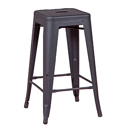 Nest Dream Tabouret empilable en acier métal (68cm) - Bistro