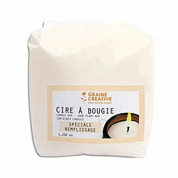 Graines Creatives Cire végétale de remplissage - Soja 1,2 kg