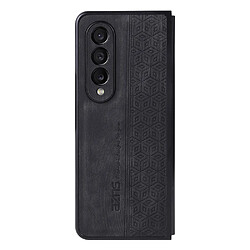 Coque en TPU + PU AZNS anti-chute pour votre Samsung Galaxy Z Fold3 5G - noir