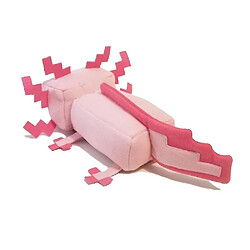 Universal 30 cm minecraft axolotl peluche rose et bleu minecraft sigle collection