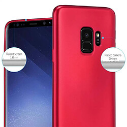 Cadorabo Coque Samsung Galaxy S9 Etui en Rouge pas cher