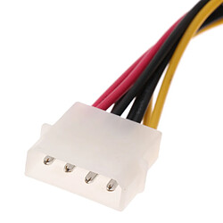 Acheter SATA Double Puissance Y Splitter Câble Du Câble Adaptateur 2 Voies 4 Broches -15 Broches