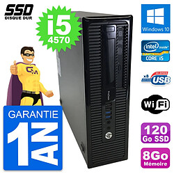 PC HP ProDesk 400 G1 SFF Intel Core i5-4570 RAM 8Go SSD 120Go Windows 10 Wifi - Occasion