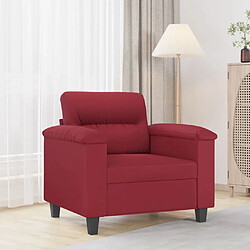 Maison Chic Fauteuil Relax pour salon | Fauteuil Rouge bordeaux 60 cm Similicuir -GKD74919