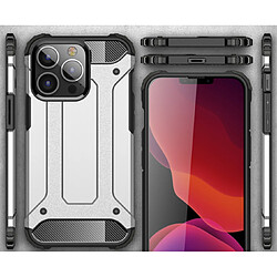 Avis F19 1PCS King Kong 4 Corners Anti-goutte Simple Couleur Pure Couleur Pure Téléphone Mobile Étui en cuir de protection pour iPhone 13 6,1 pouces