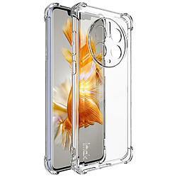 Coque en TPU IMAK transparent, flexible, airbag quatre coins, anti-chute pour votre Huawei Mate 50 Pro 4G - transparent