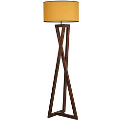 Hanah Home Lampadaire en bois Macka. Lampadaire en bois Macka