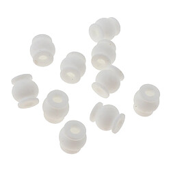 10pcs PTZ AV anti-balles amortisseurs en caoutchouc pour FPV RC Quadcopter blanc pas cher