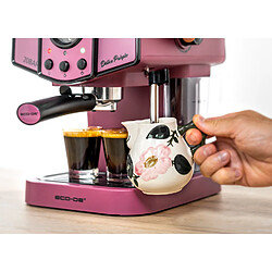 Acheter Eco-De ECODE® Machine à café "DELICE PURPLE" 20 BAR, BUSE POUR ECODE Cafetière Espresso DELICE PURPLE, Pression 20 Bar, Vapeur, Réservoir 1.5 Litre, Manomètre avec Température ECO-419DP