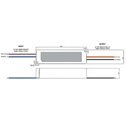 Alimentation LED DC12V 100W 8,3A Étanche IP67 GLP