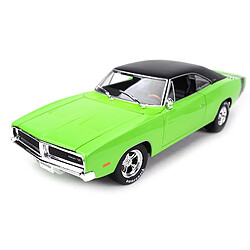 Universal 1: 1819691969 Dodge Warhorse R/T statique moulée sous pression voiture modèle collectible jouet de voiture(Vert)