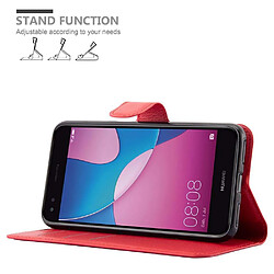 Cadorabo Coque Huawei Enjoy 7 Etui en Rouge