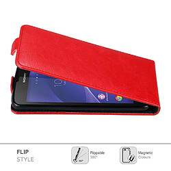 Cadorabo Coque Sony Xperia T3 Etui en Rouge