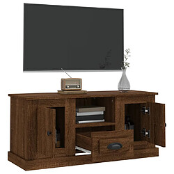 Acheter vidaXL Meuble TV chêne marron 100x35,5x45 cm bois d'ingénierie