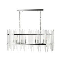 Acheter Luminaire Center Suspension Finola Verre, Chrome poli