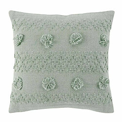 Paris Prix Coussin Déco à Pompons Alenia 40x40cm Menthe