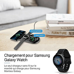 Acheter Chrono Chargeur Induction,5in1 Chargeur Sans Fil Qi 15W Max Chargeurs à Induction Téléphones Socle Station Universel Wireless Charger pour iPhone 12 11,Samsung Galaxy,Apple Watch,Samsung Watch,AirPods,(noir)