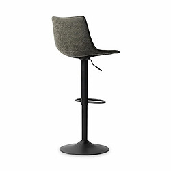 Acheter Mes Lot de 2 chaises de bar 41x47x109 cm en PU gris