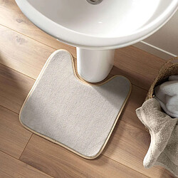 Douceur D'Interieur Tapis contour WC Berkeley - 45 x 45 cm - Taupe