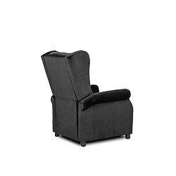 Acheter Vivaldi Fauteuil SIMON Noir Velours