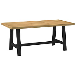 Acheter vidaXL Table à manger NOAIN pieds en forme de A 180x90x75cm massif pin