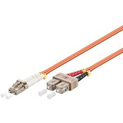 Disney LC/UPC-SC/UPC 1M 62.5/125 OM1 Multimode Duplex LSZH Orange