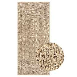 vidaXL Tapis ZIZUR 80x200 cm aspect de jute intérieur et extérieur