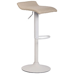 Non Tabouret de bar Dyn V2 tissu blanc