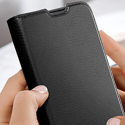 Bigben Etui Folio Wallet noir avec support vidéo pour Samsung Galaxy A05S - 65% Plastique recyclé Certifié GRS pas cher