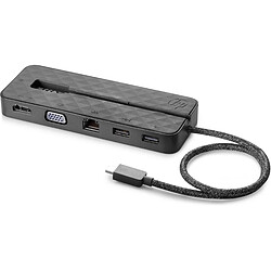 HP USB-C Mini USB 3.0 (3.1 Gen 1) Type-C Noir