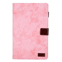 Etui en PU avec support et porte-carte rose pour votre Samsung Galaxy Tab A8 10.5 2021 SM-X200/X205